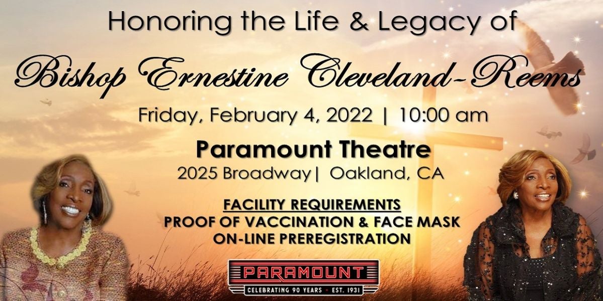 Honoring the Life & Legacy of Bishop Ernestine Cleveland-Reems