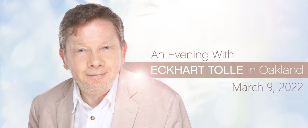 RESCHEDULED - An Evening with Eckhart Tolle